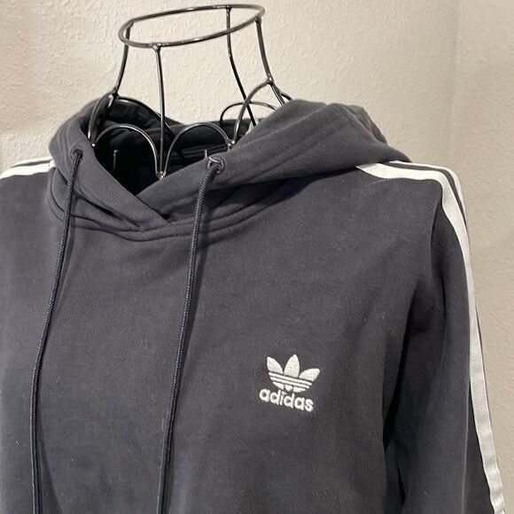 adidas ADICOLOR CLASSICS CROP HOODIE size S - Picture 3 of 7